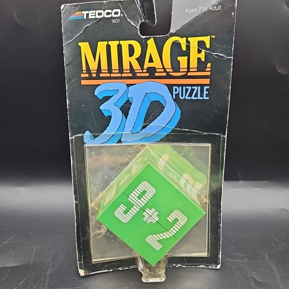 Vintage Tedco Mirage 3D Puzzle 1989 Brand New Sealed NOD‎